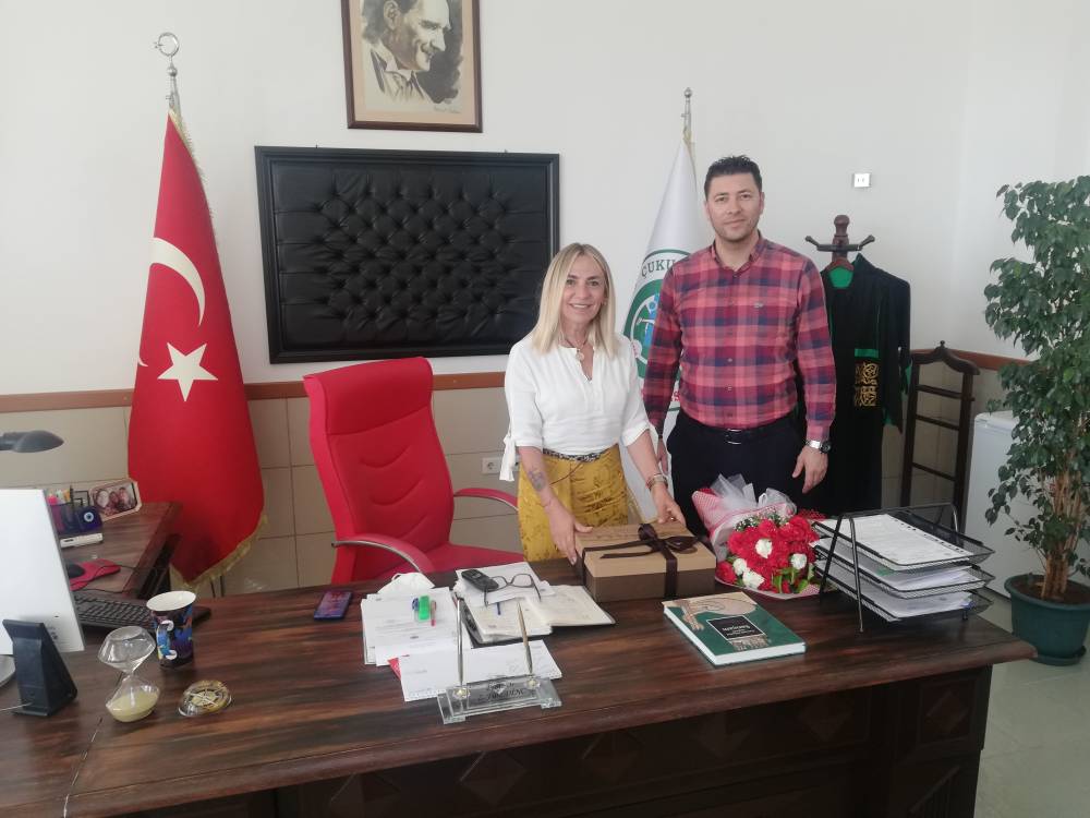 Sarıçam Belediyesi Spor İşleri Müdürü Sn. Kadir GÜL'ün fakültemiz ziyareti