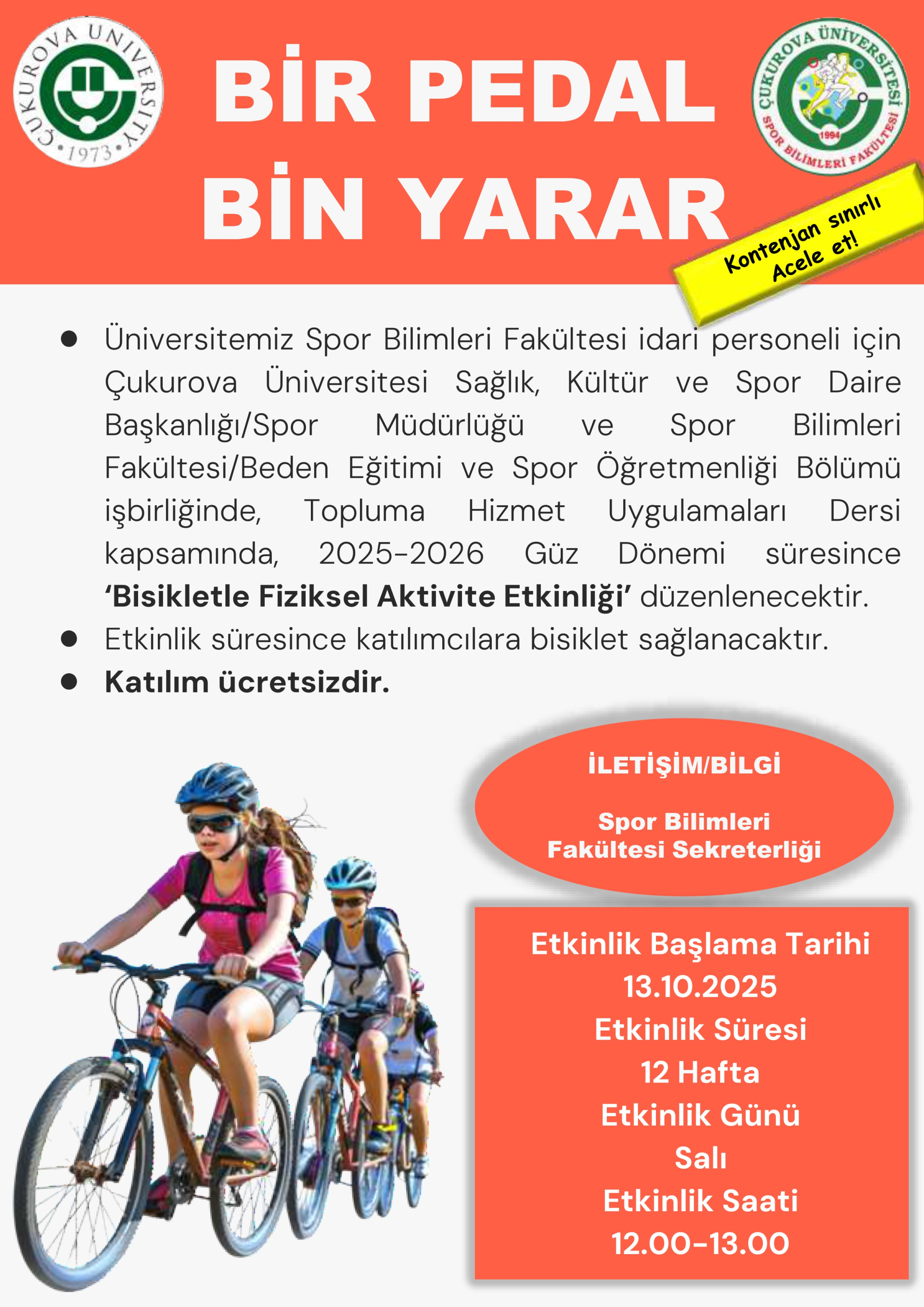 BİR PEDAL BİN YARAR