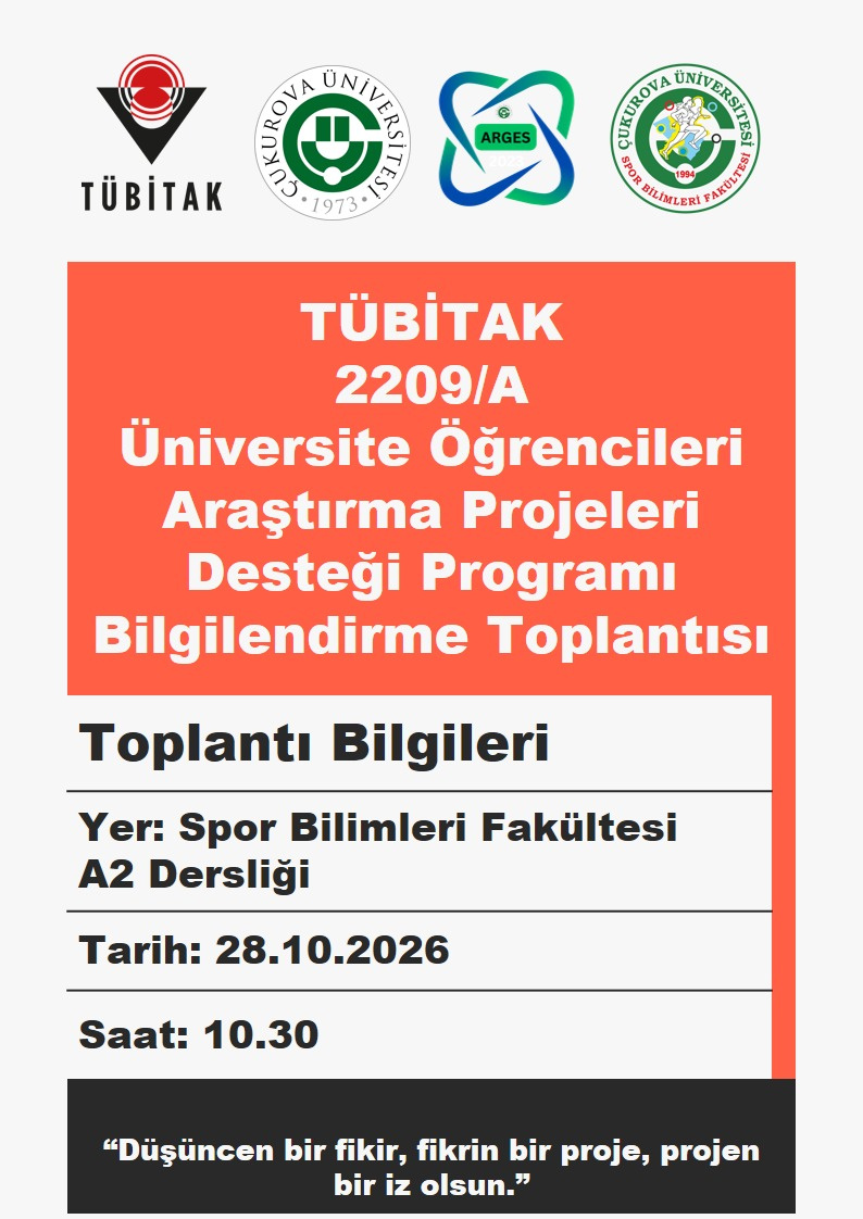 TÜBİTAK Bilgilendirme Toplantısı